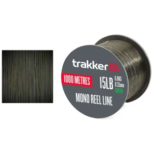 Fir Monofilament TRAKKER Mono Reel Line Green, 0.35mm, 6.80kg, 1000m Fir Monofilament TRAKKER Mono Reel Line Green, 0.35mm, 6.80kg, 1000m