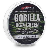 Fir Monofilament Tubertini Gorilla Uc-4, Green, 1.52kg, 0.12mm, 1000m