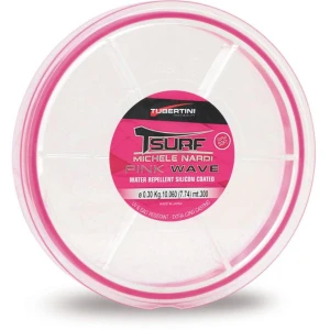 Fir Monofilament TUBERTINI T-Surf Pink, 4.6kg, 0.24mm, 1200m