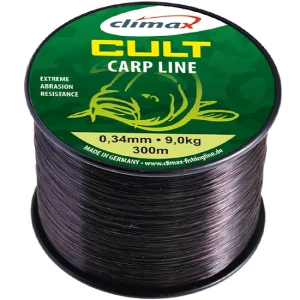 Fir monofilament Climax CULT CRAP BLACK 300m 0.25mm 5.70kg Fir monofilament Climax CULT CRAP BLACK 300m 0.25mm 5.70kg