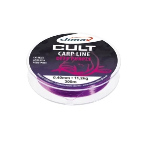 Fir monofilament Climax CULT CRAP DEEP PURPLE 300m 0.40mm 11.20kg