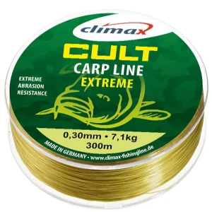 Fir monofilament Climax CULT CRAP EXTREME 300m 0.35mm 9.10kg Matt Olive