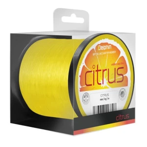 Fir monofilament Delphin CITRUS galben 0.28mm 5,9kg 1200m