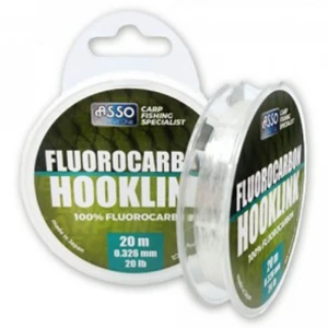 Fir Asso Fluorocarbon Hooklink 20m 0.306mm 6.8kg Clear