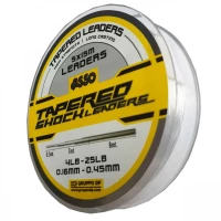 Fir Asso Tapered Shock Leader Clear 016-0.45mm