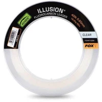 Fir Fox Illusion Fluorocarbon Leader, Clear, 40lb-18.2kg, 0.60mm, 50m