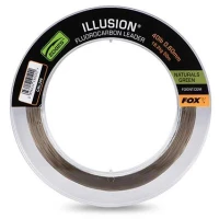 Fir Fox Illusion Fluorocarbon Leader, Natural Green, 30lb-13.6kg, 0.50mm, 50m