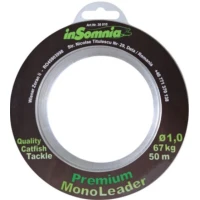 Fir INSOMNIA Monofilament Inaintas Leader Premium, Clear, 1.2mm, 79kg, 50m