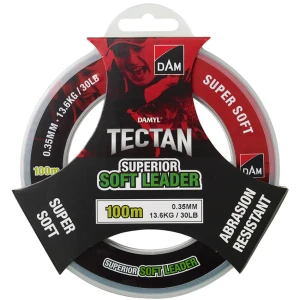 Fir Monofilament Inaintas DAM Tectan Soft Leader Transparent, 0.60mm, 27.2kg/60lb, 100m
