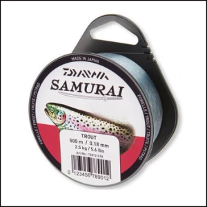 FIR MONOFILAMENT DAIWA SAMURAI TROUT 022MM 4.5KG 500M FIR MONOFILAMENT DAIWA SAMURAI TROUT 022MM 4.5KG 500M