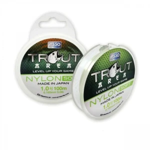 Fir ASSO Trout Area Nylon Soft Green 0.148mm 100m