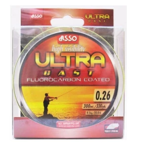 Fir ASSO Ultra Cast Galben Fluo 0.20mm 150m