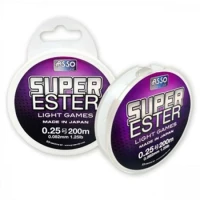 Fir  Asso Super Ester White-Fluo 0.128mm 200m