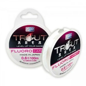Fir Asso Trout Area Fluorocarbon White 0.128 100m