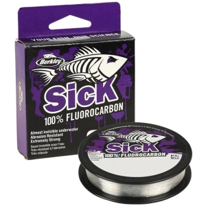 Fir Fluorocarbon Berkley Sick FC Leader, Clear, 50m, 0.22mm, 3.7kg