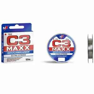 Fir Fluorocarbon Colmic C3 Maxx 50m, 0.255mm, 6.24kg
