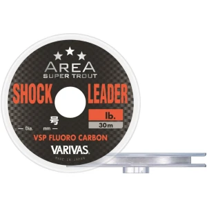 Fir Fluorocarbon Varivas Shockleader Super Trout Area VSP, 0.128mm, 3lbs, 30m Fir Fluorocarbon Varivas Shockleader Super Trout Area VSP, 0.128mm, 3lbs, 30m