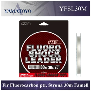 Fir Fluorocarbon YAMATOYO ptr. Strune Famell Clear, 30m, 0.62mm (50lb)