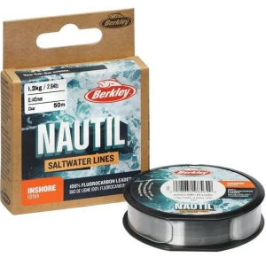 Fir Inaintas Fluorocarbon Berkley NAUTIL FC Leader, 50m, 0.25mm, 4.2kg Fir Inaintas Fluorocarbon Berkley NAUTIL FC Leader, 50m, 0.25mm, 4.2kg