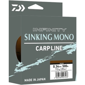 Fir Monofilament DAIWA Infinity Carp Line, Maro, 0.28mm, 6.30kg, 500m