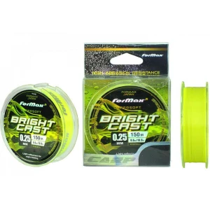 Fir Monofilament FORMAX Bright Cast, Yellow Fluo, 17.40kg, 0.40mm, 150m
