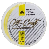 Fir Monofilament MIKADO M-Craft, Yellow, 2.15kg, 0.14mm, 200m