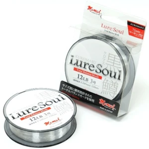 Fir Monofilament MOMOI Luresoul Kuromasu Nylon, Clear, 0.165mm, 2.80kg, 150m Fir Monofilament MOMOI Luresoul Kuromasu Nylon, Clear, 0.165mm, 2.80kg, 150m