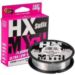 Fir Monofilament SUFIX HX-Myth, Clear, 300m, 0.18mm, 2.5kg