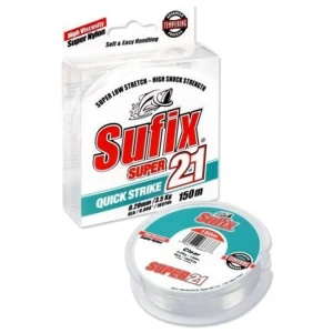 Fir Monofilament Sufix Super 21 150m, 0.14mm, 1.80kg Fir Monofilament Sufix Super 21 150m, 0.14mm, 1.80kg