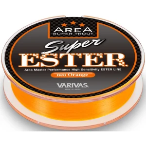 Fir Monofilament Varivas Super Trout Area Ester, Neo Orange, 0.090mm, 1.4lbs, 140m