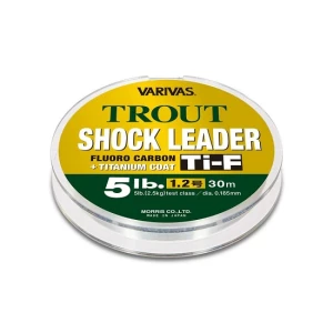 Fir Varivas Shockleader Fluorocarbon TI-F Titanium 0.202mm 30m 6lb Fir Varivas Shockleader Fluorocarbon TI-F Titanium 0.202mm 30m 6lb