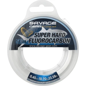 Fir fluorocarbon Savage Gear Super Hard Fluorocarbon 0.50mm 13.20kg 50m