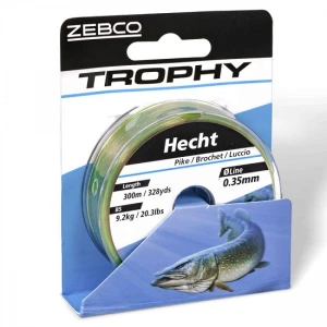 Fir monofilament Zebco Trophy Pike Green 0.30mm 6.9kg 300m