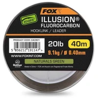 Fir Fox Illusion Fluorocarbon, Naturals Green, 20lbs-9.1kg, 0.40mm, 40m