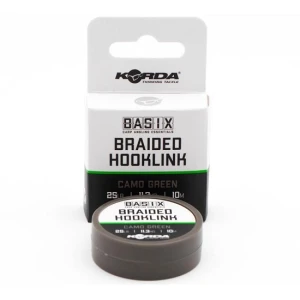 Fir KORDA BASIX BRAIDED HOOKLINK 25LB/10M Fir KORDA BASIX BRAIDED HOOKLINK 25LB/10M