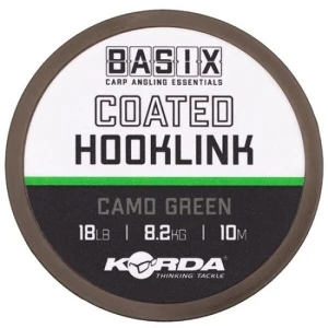 Fir KORDA BASIX COATED HOOKLINK 25LB/10M Fir KORDA BASIX COATED HOOKLINK 25LB/10M