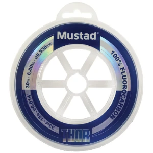 Fir MUSTAD Thor Fluorocarbon Leader, Clear, 0.48mm, 13.5kg, 30m