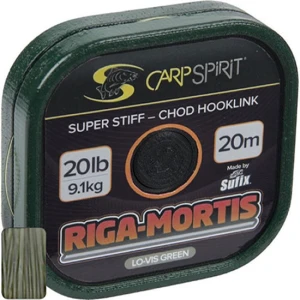 Fir Monofilament Carp Spirit Riga Mortis Lo-Vis Green Chod Hooklink 20m, 15lbs, 6.80kg Fir Monofilament Carp Spirit Riga Mortis Lo-Vis Green Chod Hooklink 20m, 15lbs, 6.80kg