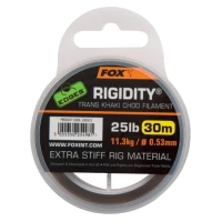 Fir Monofilament Monturi Fox Edges Rigidity Trans Khaki, 30m ,25lbs ,11.30kg Fir Monofilament Monturi Fox Edges Rigidity Trans Khaki, 30m ,25lbs ,11.30kg