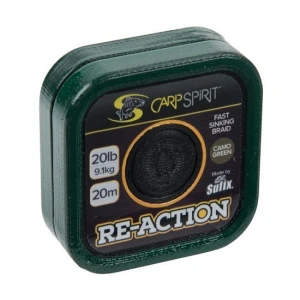Fir Textil Carp Spirit Re-Action Camo Green 20m 35lbs 15.80kg Fir Textil Carp Spirit Re-Action Camo Green 20m 35lbs 15.80kg