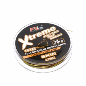 Fir Textil Cu Camasa FL Xtreme Camo Brown Stiff Skin 10m 25 LBS Fir Textil Cu Camasa FL Xtreme Camo Brown Stiff Skin 10m 25 LBS