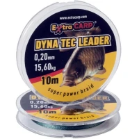 Fir Textil EXTRA CARP Dyna Tec Leader, Green, 10m, 0.15mm, 10.40kg