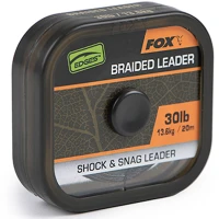 Fir Textil Fox Naturals Braided Leader, 20m, 30lb/13.6kg Fir Textil Fox Naturals Braided Leader, 20m, 30lb/13.6kg