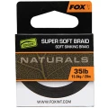 Fir Textil Fox Naturals Soft Braid Hooklength, 20m, 35lb/15.8kg Fir Textil Fox Naturals Soft Braid Hooklength, 20m, 35lb/15.8kg