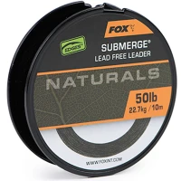 Fir Textil Fox Naturals Submerge Leader, 10m, 50lb/22.7kg