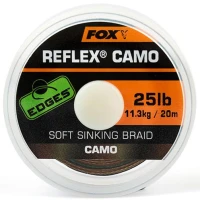 Fir Textil Fox Reflex Camo Soft Sinking Braid, 11.3kg, 35lbs, Camo, 20m
