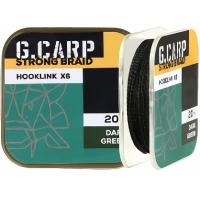Fir Textil Golden Catch Hooklink G Carp Strong X6, Dark Green, 20lbs, 20m