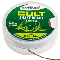 Fir Textil Climax Cult Crap Snakebraid Leader 10m 30lb Weed Green Fir Textil Climax Cult Crap Snakebraid Leader 10m 30lb Weed Green