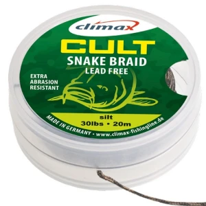 Fir textil Climax CULT CRAP SNAKEBRAID LEADER 10m 40lb Dark Silt Fir textil Climax CULT CRAP SNAKEBRAID LEADER 10m 40lb Dark Silt