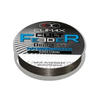 FIR TEXTIL CLIMAX CULT FAST SINKING FEEDER DROPLINK 10M DARK GREY 0.18mm 9.5kg FIR TEXTIL CLIMAX CULT FAST SINKING FEEDER DROPLINK 10M DARK GREY 0.18mm 9.5kg